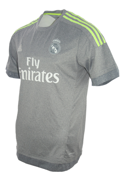 Adidas Real Madrid Trikot 11 Gareth Bale 2015/16 Away Grau Herren L