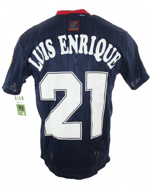Adidas Spanien Trikot 21 Luis Enrique Euro 1996 EM 96 Auswärts Herren M