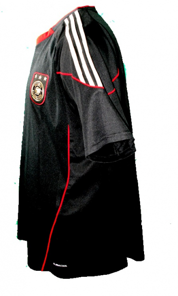 Adidas Deutschland Trikot 7 Bastian Schweinsteiger WM 2010 Schwarz Auswärts away DFB Herren M
