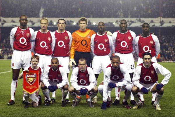 Nike FC Arsenal Trikot 14 Thierry Henry 2003/04 Ungeschlagen Heim Herren XL