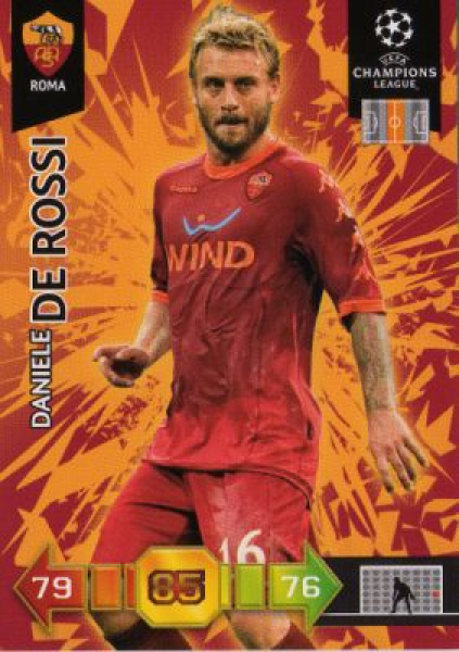 Kappa AS Rom Trikot 16 Daniele De Rossi 2010/11 Wind Rot home Herren M