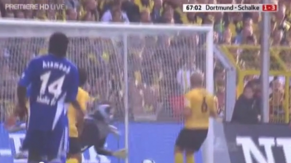 Adidas FC Schalke 04 camiseta 14 Gerald Asamoah 2006/07 Victoria versichert azul senor M