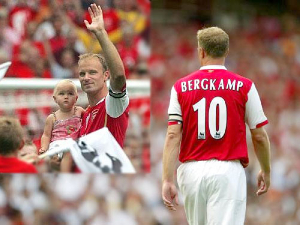 Nike FC Arsenal Trikot 10 Dennis Bergkamp 2002/04 o2 Herren - XL