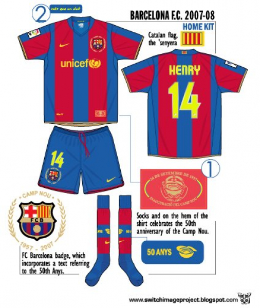 Nike FC Barcelona trousers Short Unicef 2007/08 mens - L
