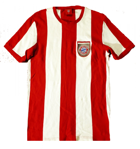 Vintage Retro FC Bayern Munich jersey 1973-1974 CL winner cotton red white men's M