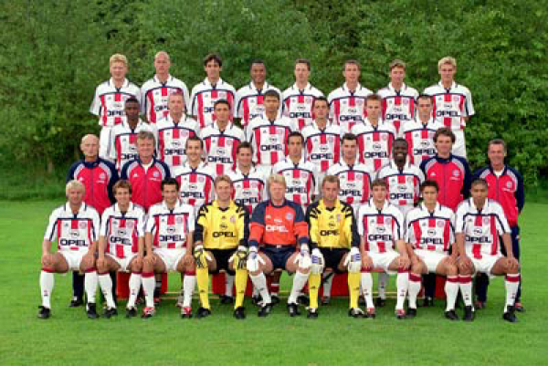 Adidas FC Bayern München Trikot 2000/01 CL sieg away Opel weiß rot Herren S & Kinder 140 cm