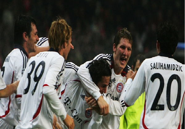 Adidas FC Bayern Múnich camiseta 2006/07 T-com blanco senor S/M/L/XL o 2XL/XXL