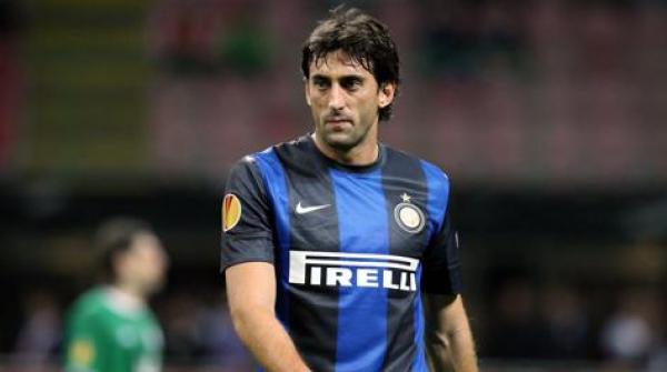 Nike Inter Mailand Trikot 22 Milito 2012/13 Heim Pirelli Neu Herren L