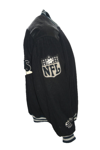 Campri Team Line Los Angeles Raiders Oakland college jacket jersey black NFL men's L (52/54)