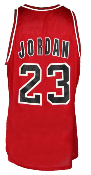 Champion Chicago Bulls Trikot 23 Michael Air Jordan NBA rot Kinder 152 cm = youth M