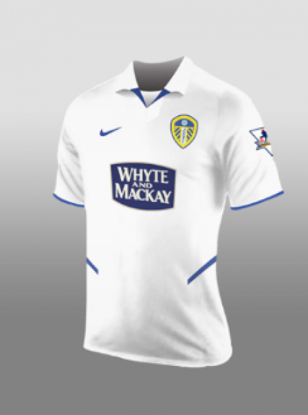 Nike Leeds United Camiseta 2003-05 Whyte and Mackay señor S/M/L/XL/XXL