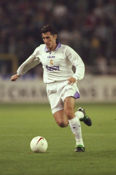 Kelme Real Madrid Trikot 9 Davor Suker mit Hose/Shorts 1996/97 Teka Weiß CL Herren XS=164cm = Talla 12