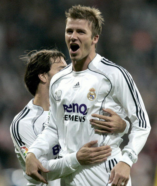 Adidas Real Madrid Trikot 23 Beckham 2006/07 Siemens BenQ Herren XL