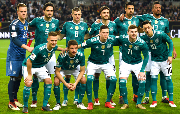 Adidas Deutschland Trikot WM 2018 Auswärts Grün DFB 4 Sterne Neu Herren M oder XL