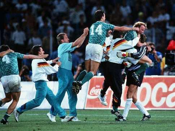 Adidas Deutschland Trikot DfB 1990 10 Lothar Matthäus grün auswärts halbfinale England Herren S