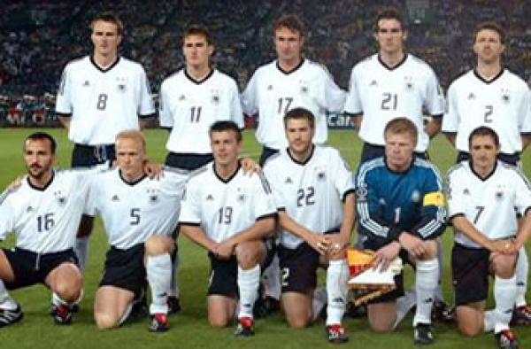 Adidas Alemania camiseta copa del mondo 2002 nuevo home blanco senor XL
