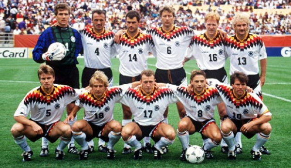 Adidas Deutschland T-Shirt WM 1994 USA DFB Trikot Heim Weiß Herren XS = Kinder 164 cm