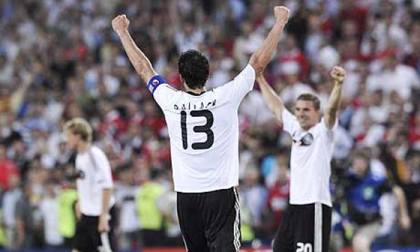 Adidas Deutschland Trikot 13 Michael Ballack 2008 Euro DFB Heim Herren L/XL