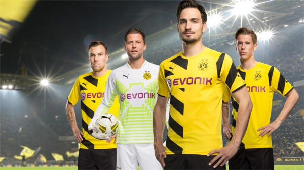 Puma Borussia Dortmund Trikot 15 Mats Hummels 2014/15 Heim BVB Neu Herren XL