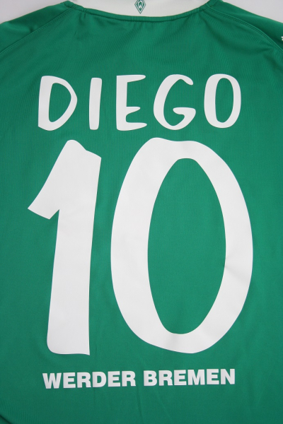 Kappa SV Werder Bremen Trikot 10 Diego 24 Pizarro 2007/08 Grün NEU Herren M oder XXL
