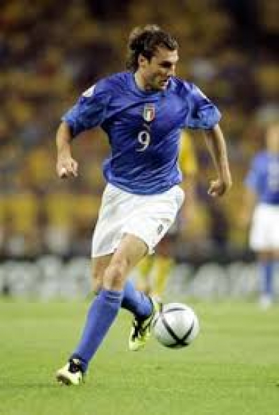 Puma Italia camiseta 9 Christian Vieri Eur 2004 senor XL
