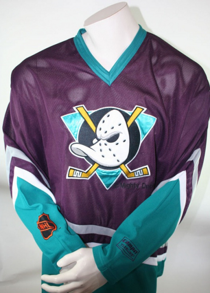 Campri Anaheim Mighty Ducks Trikot 22 Luis Mendoza NHL Away Herren XL