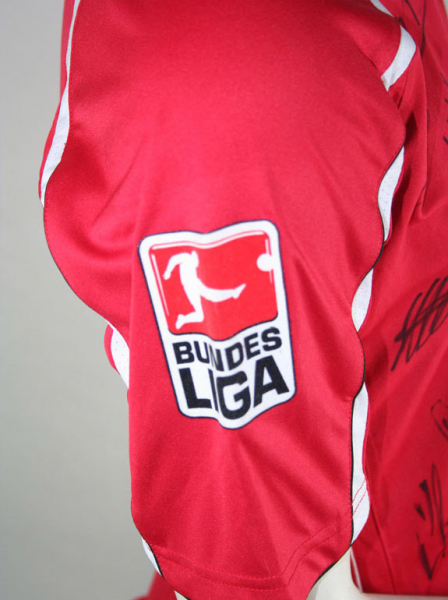 Jako Rot Weiss Ahlen jersey hand signatured new home men's S/M/L/XL/XXL
