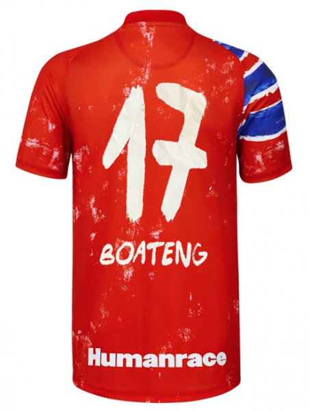 Adidas FC Bayern Munich jersey 17 Jerome Boateng Human-Race 1991-93 T-com home red men's M