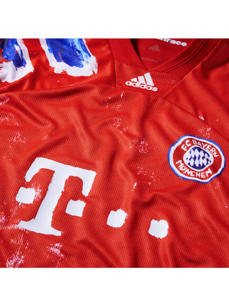 Adidas FC Bayern München Trikot Human-Race 1991-93 T-com heim neu Herren S