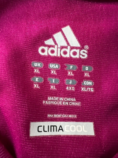 Adidas FC Schalke 04 jersey 2011/12 Event 3rd Shirt pink rosa Gazprom men's XL