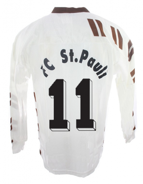 Patrick FC St. Pauli Trikot 11 Martino Gatti 1992/93 Deutscher Ring Neu Heim Herren XL oder XXL/2XL