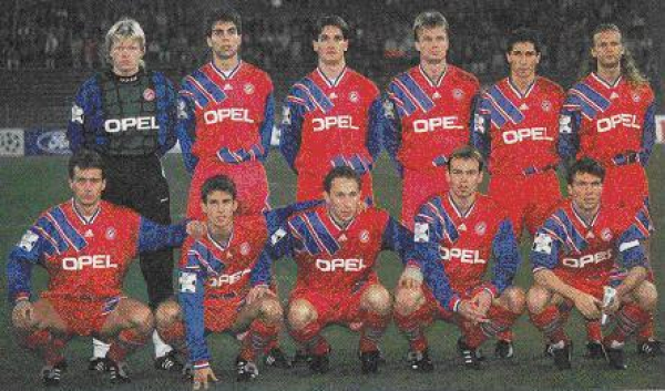 Adidas FC Bayern Munich jersey 1993/94 Opel home red men's S/M/L/XL/XXL