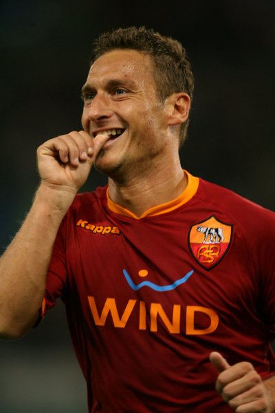 Kappa AS Rom jersey 10 Francesco Totti 2007/08 home red men's M