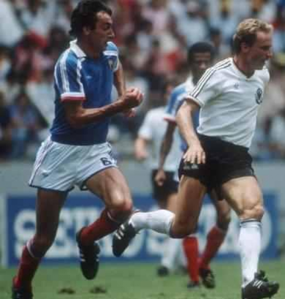 Adidas Frankreich Trikot 1986 WM Mexiko 1988 Euro Herren M