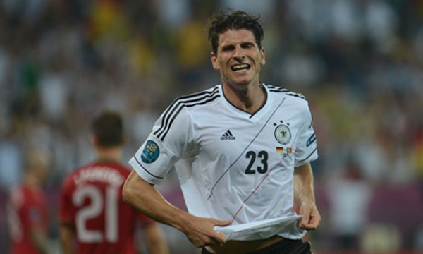 Adidas Deutschland Trikot 23 Mario Gomez Euro 2012 DFB Herren XL und Kinder 176 cm