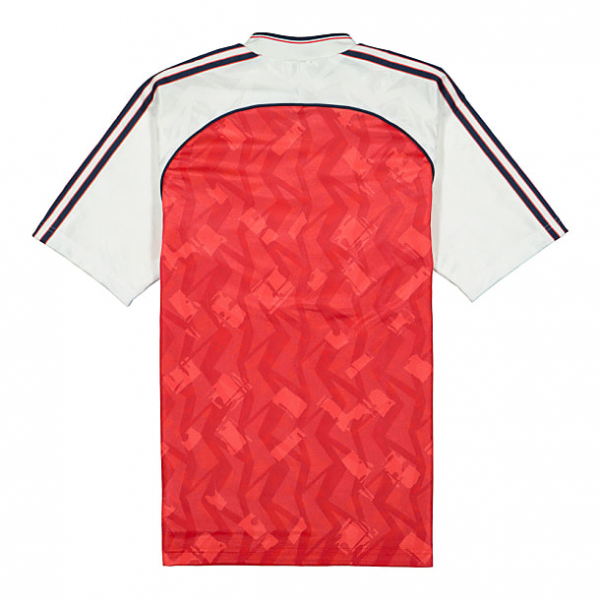 Adidas Originals Arsenal London Trikot Equipment JVC 1990/91 1991/92 heim rot weiß Herren 2XL