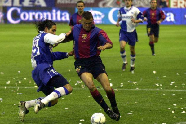 Nike FC Barcelona Trikot 21 Luis Enrique 2001/02 Ohne Sponsor Herren XL