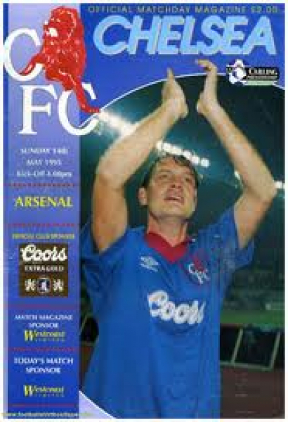 Umbro Chelsea London Trikot 20 Glenn Hoddle 1995/96 Coors Herren XL