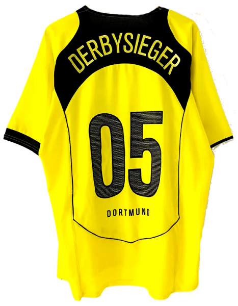 Nike Borussia Dortmund Trikot 2004/2005 BVB E-on Derbysieger 05 Herren XL