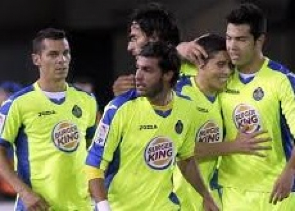 Joma FC Getafe camiseta 2011/12 Burger King amarillo nuevo senor M