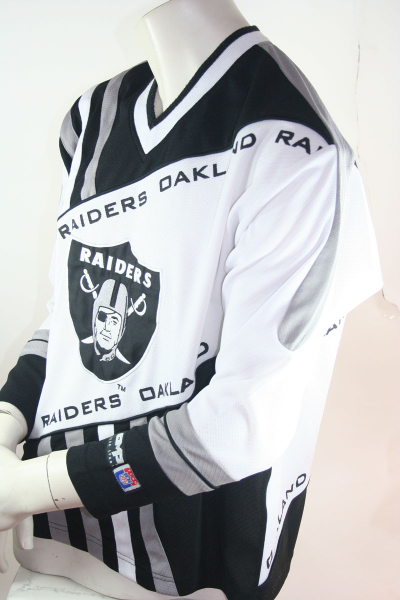 L.A. Los Angelos Raiders Trikot CMP Oakland NFL American Football Weiß Schwarz Herren L