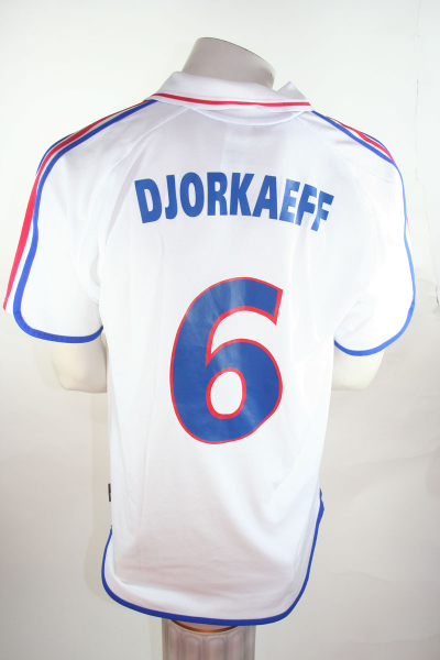 Frankreich Trikot Euro 2000 Europameister 6 djorkaeff  M Adidas