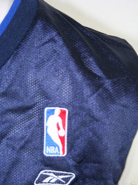 Reebok Dallas Mavericks jersey 41 Dirk Nowitzki NBA away Mavs swingover blue men's L or XXL/2XL