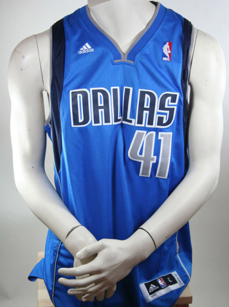 Adidas Dallas Mavericks Trikot 41 Dirk Nowitzki Neu m. Etiketten Blau NBA Herren XXL/2XL