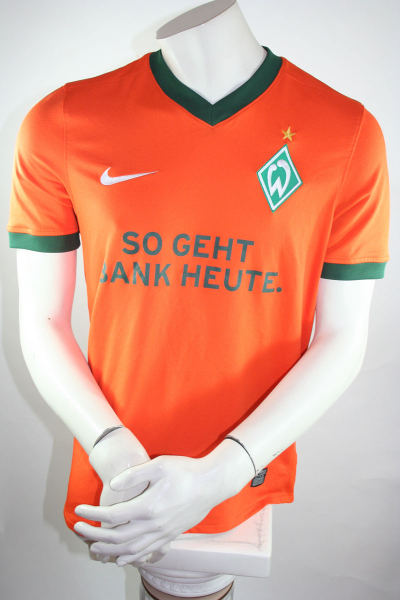 Werder Bremen camiseta 29 Mertesacker Nike M 2009/10 naranja Senor M