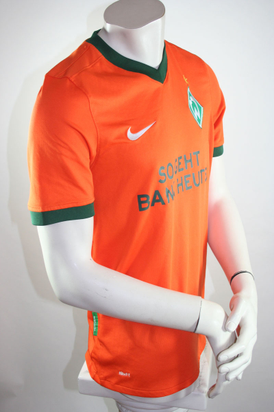 Werder Bremen camiseta 29 Mertesacker Nike M 2009/10 naranja Senor M