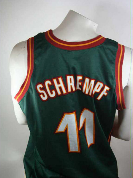 Champion Seattle Super Sonics Trikot 11 Detlef Schrempf NBA Home Herren M