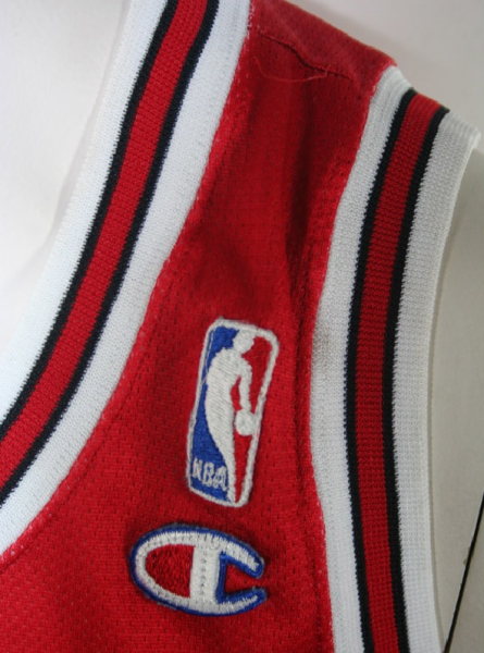 Champion Chicago Bulls Trikot 23 Michael Jordan Air Rot NBA Herren S-M = 176 cm youth 18-20 jahre