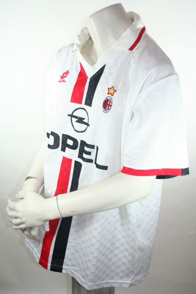 AC Mailand Trikot 18 Roberto Baggio 1996/97 Opel Adidas XL Match Worn