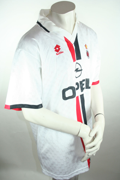 AC Mailand Trikot 18 Roberto Baggio 1996/97 Opel Adidas XL Match Worn